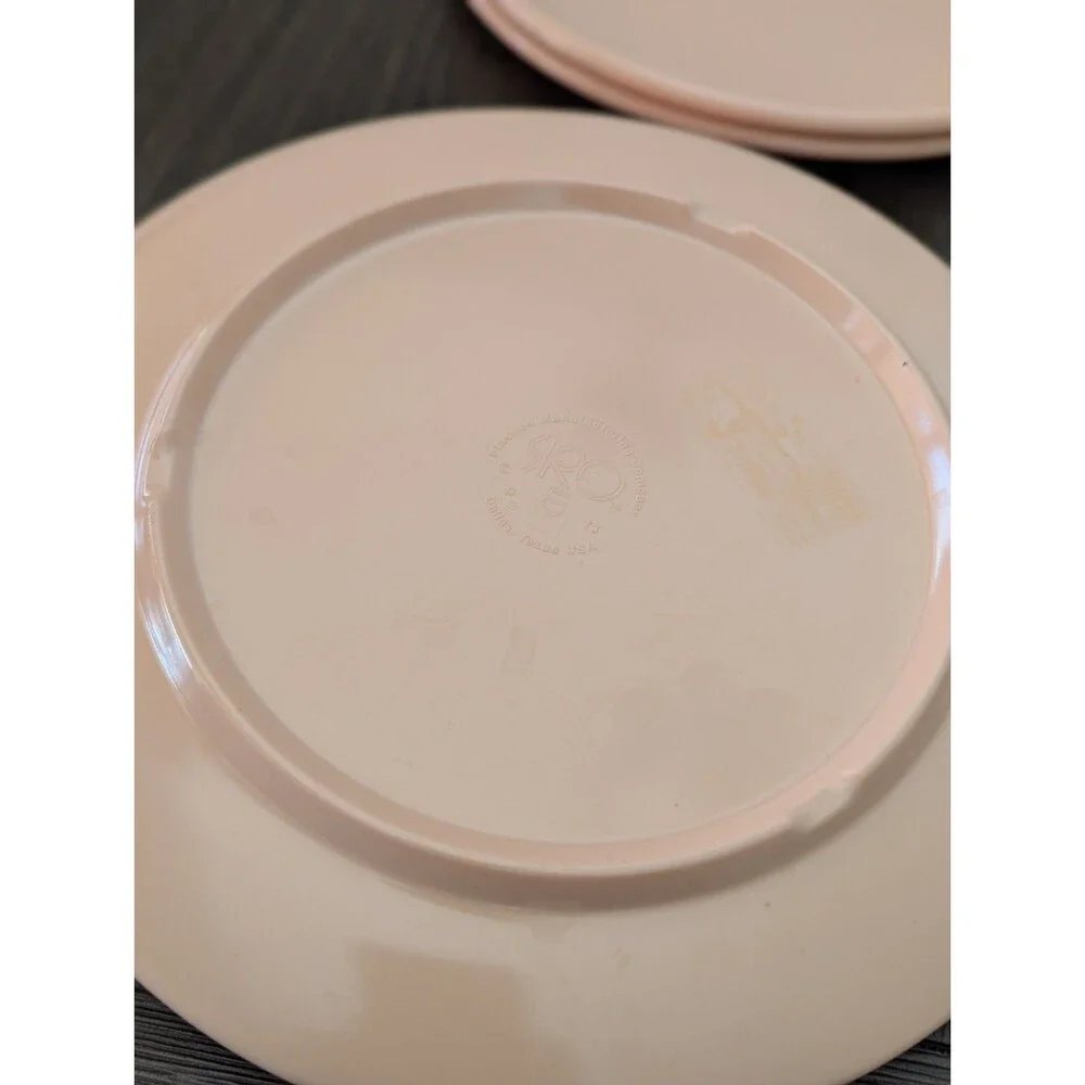 SET OF 4 VTG 80s Melamine Retro SRO 10